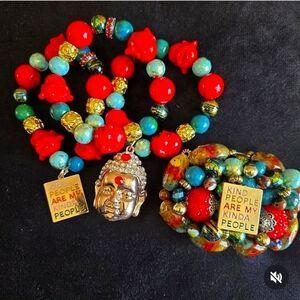 WESTERN BELT BUCKLE AND MATCHING BRACELETS